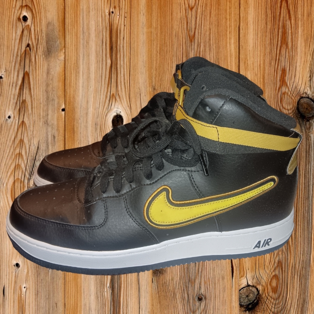 Nike Air Force 1 High '07 LV8 Sport x NBA Metallic Gold AV3938-001 Men’s Size 13
